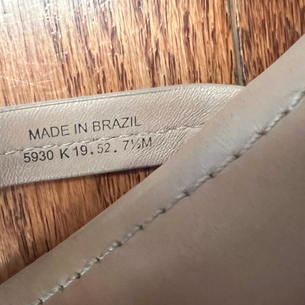 Tory Burch Women's Miller Soft Calf Leather Sandals Sz 7.5 - Picture 9 of 10